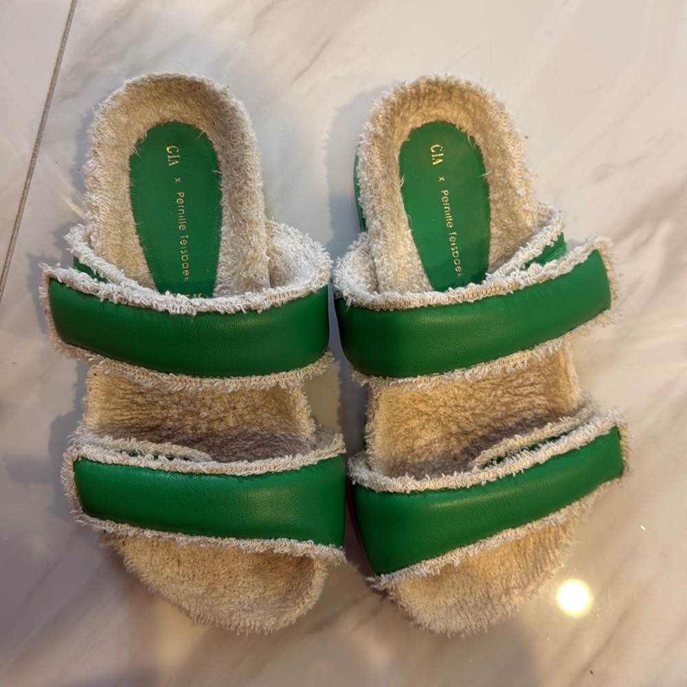 Gia Borghini x Pernille Teisbaek chunky sandals Made in Italy 35.5